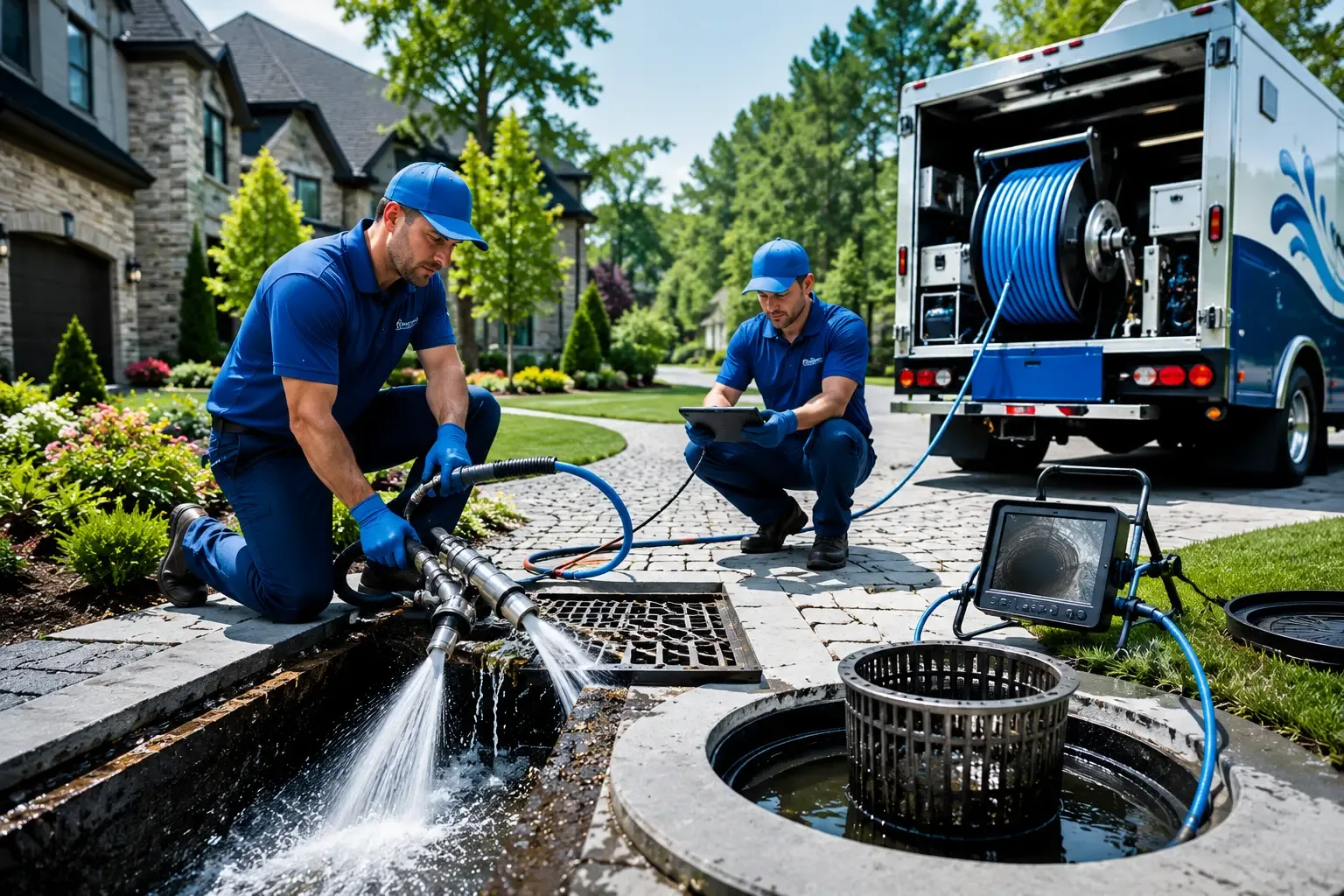 Local outdoor drain cleaning professionals in Olds, IA