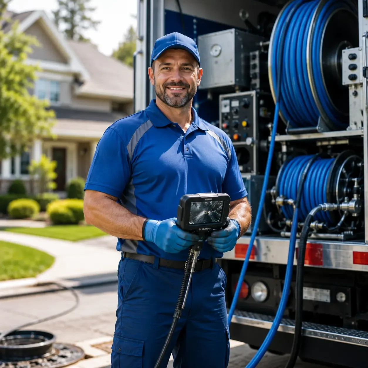 Local outdoor drain cleaning specialists in Olds, IA
